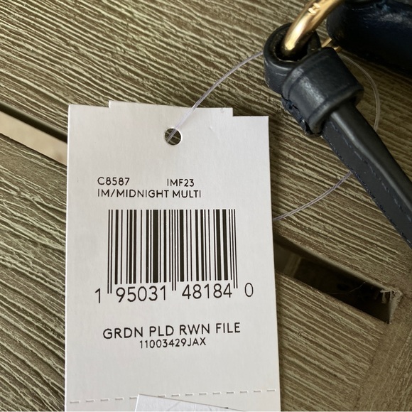 Last 1‼️ NWT Coach Rowan File Bag Crossbody With Garden Plaid Print C8587 - Picture 10 of 11